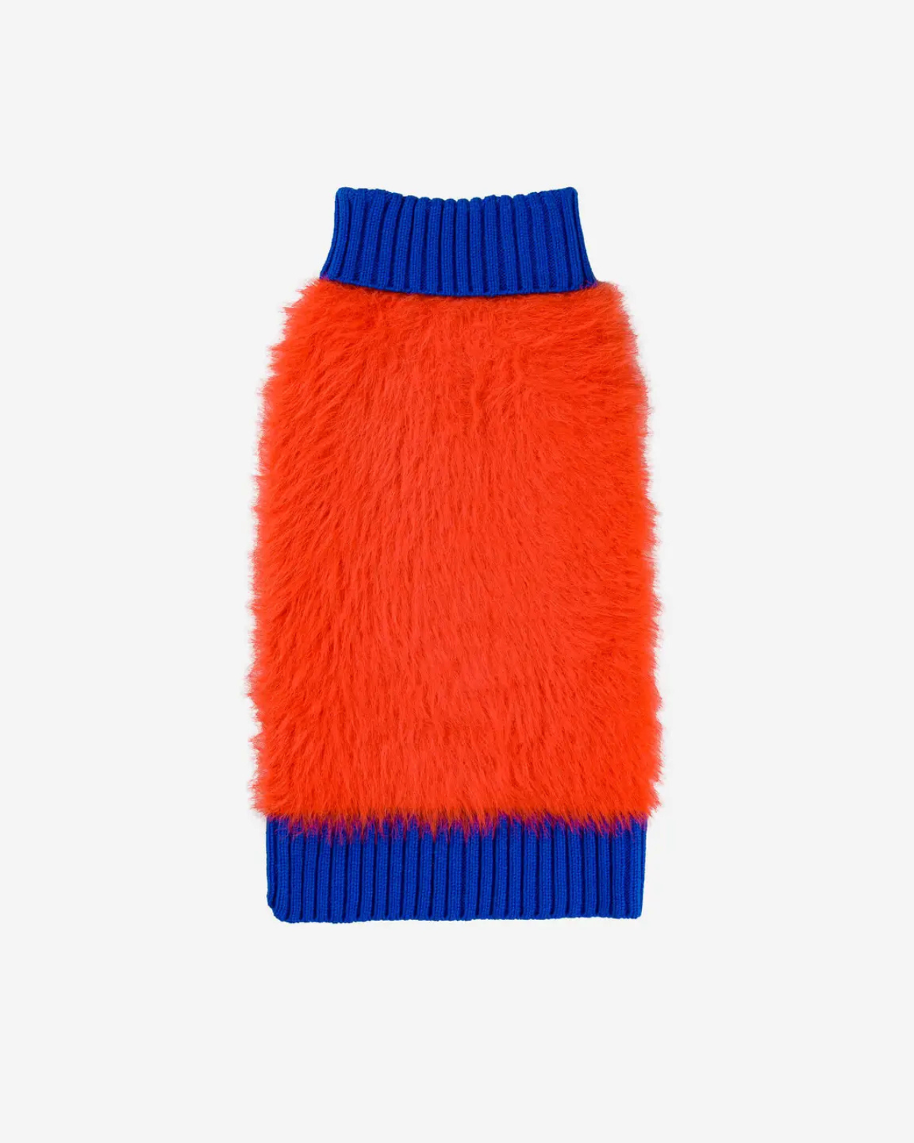Faux Fur Dog Sweater in Poppy (FINAL SALE)