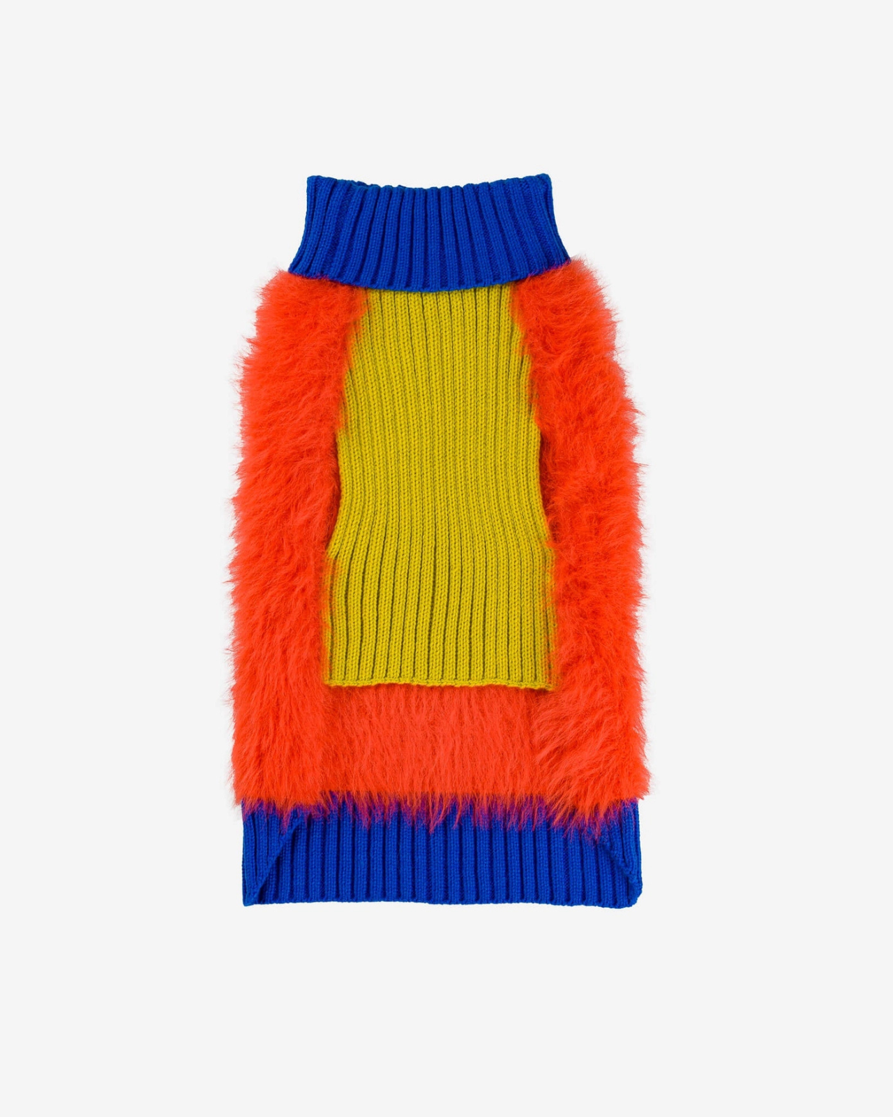 Faux Fur Dog Sweater in Poppy (FINAL SALE)