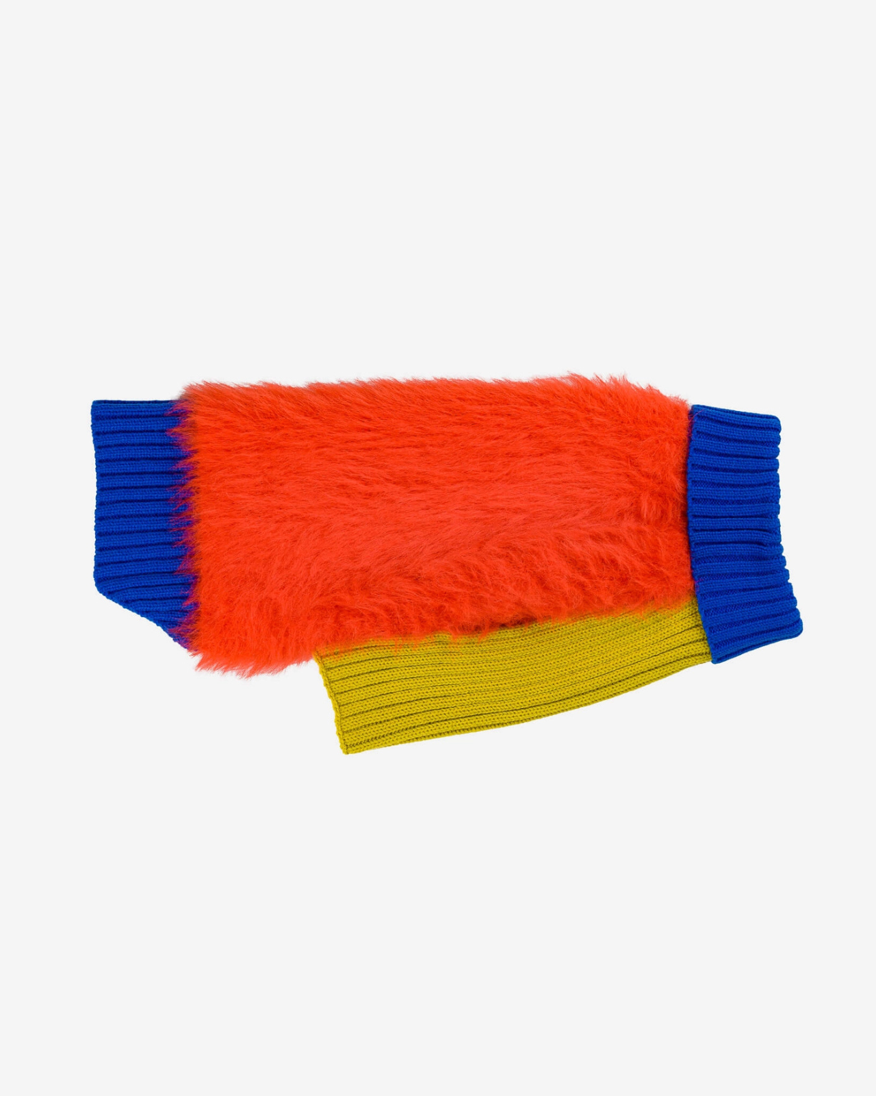 Faux Fur Dog Sweater in Poppy (FINAL SALE)