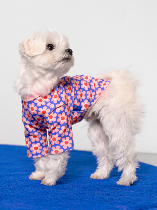 Pink Lotus Dog Shirt
