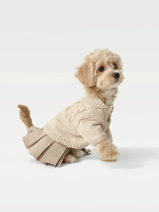 Naturalia Knit + Trench Dog Dress